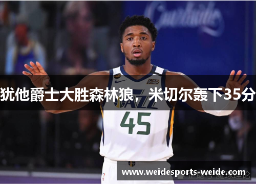 犹他爵士大胜森林狼，米切尔轰下35分